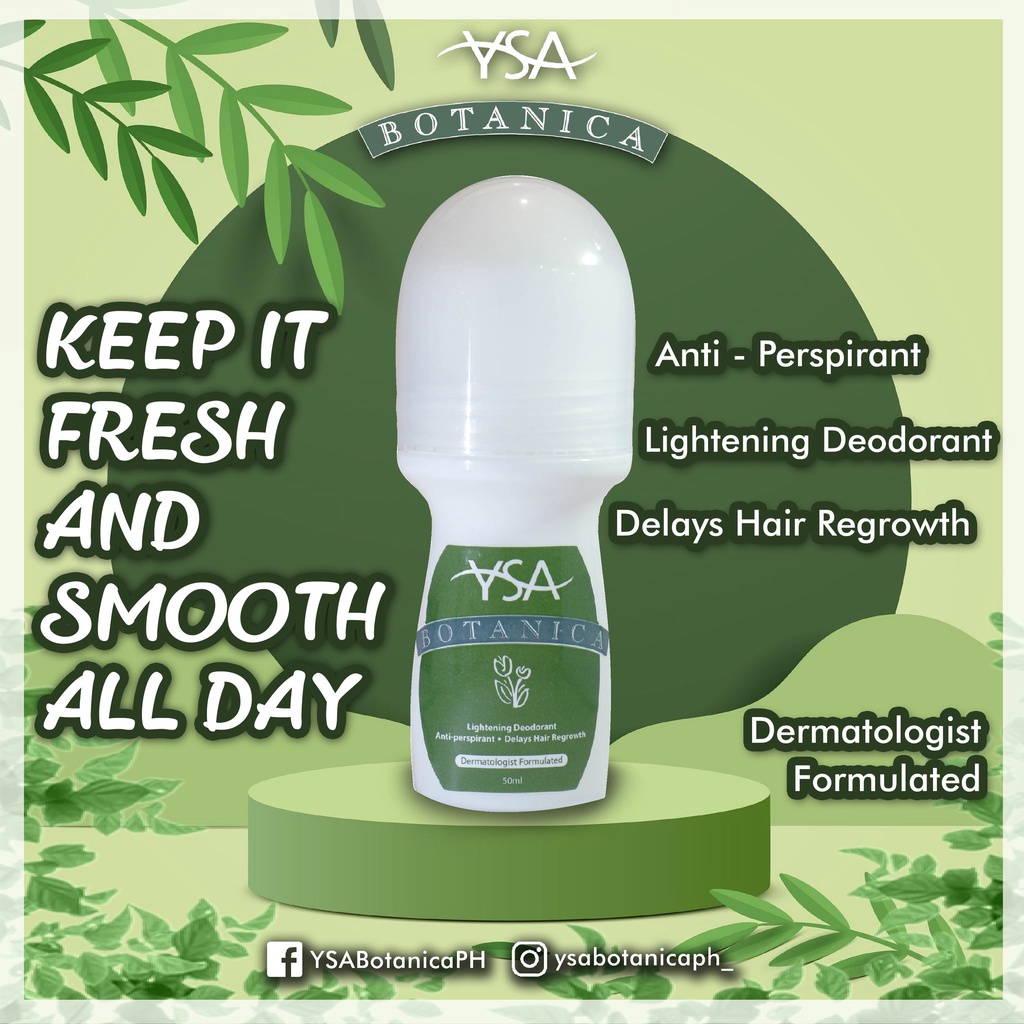 YSA Botanica Lightening Deodorant 100ml Shopee Philippines