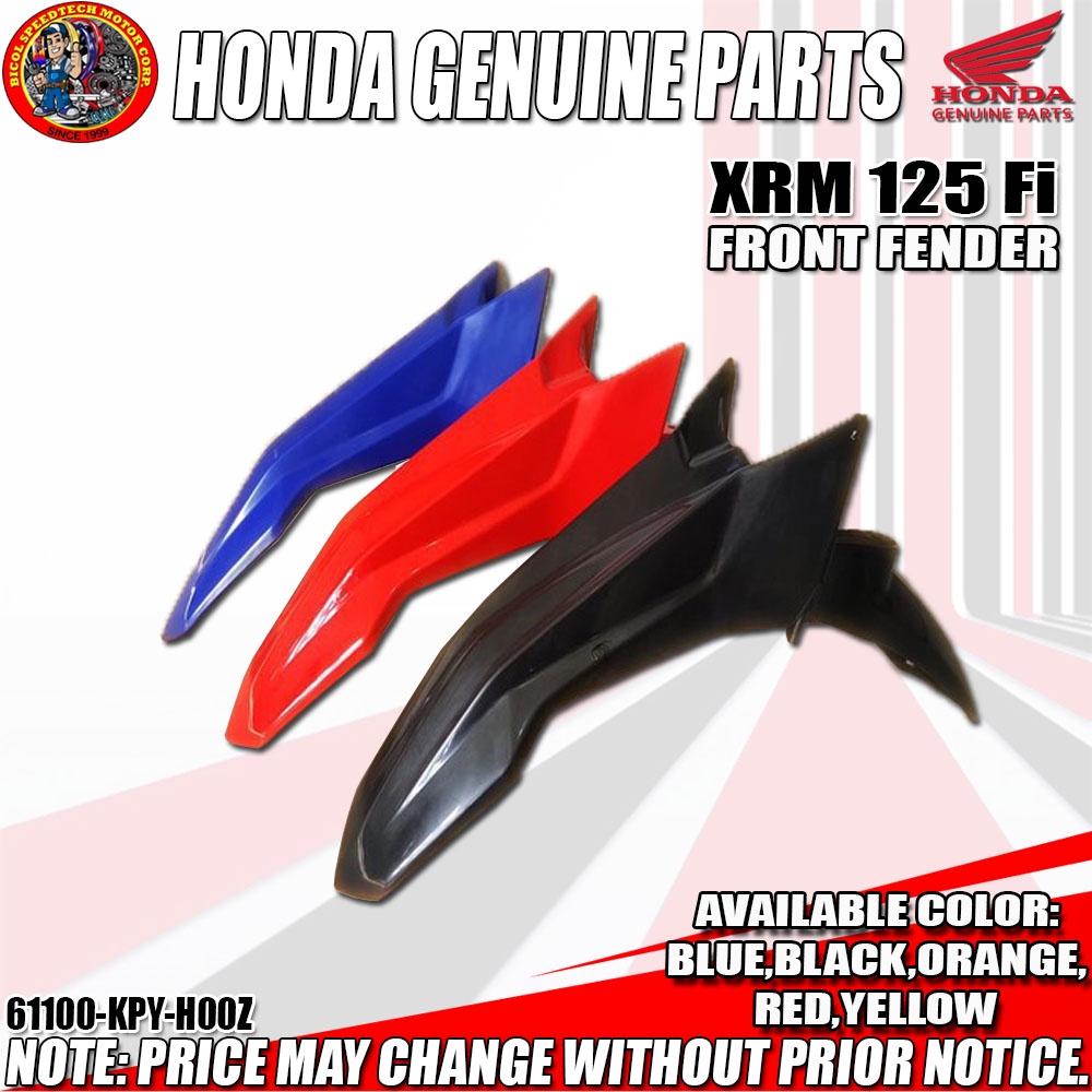 xrm 125 front fender