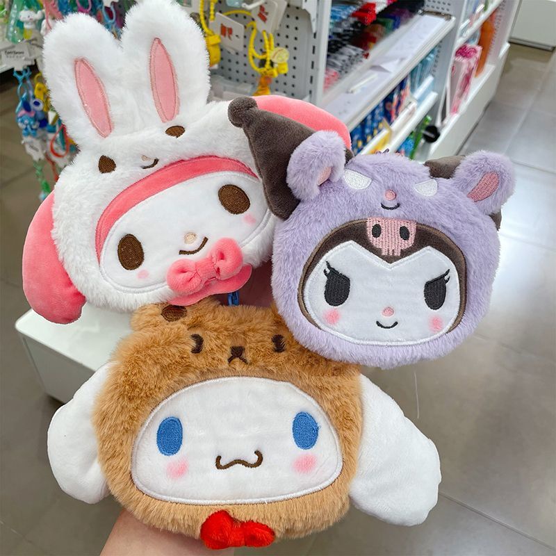 Miniso MINISO Sanrio Pacha Dog Plush Card Holder Cinnamon Dog Kuromi ...