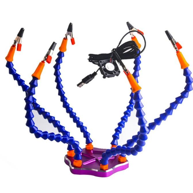 Helping Hand Third Hand Soldering Tool 6 Flexible Arm | Shopee Philippines
