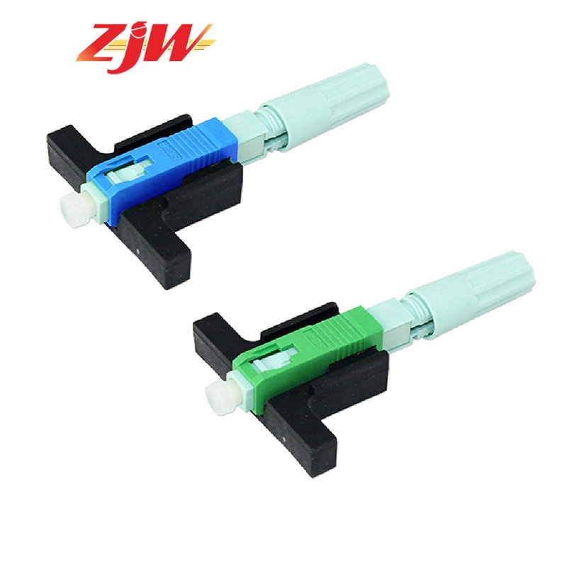 Zjw Fibre Optic Sc Butterfly Connector Sc Connector Fiber Optical Twist