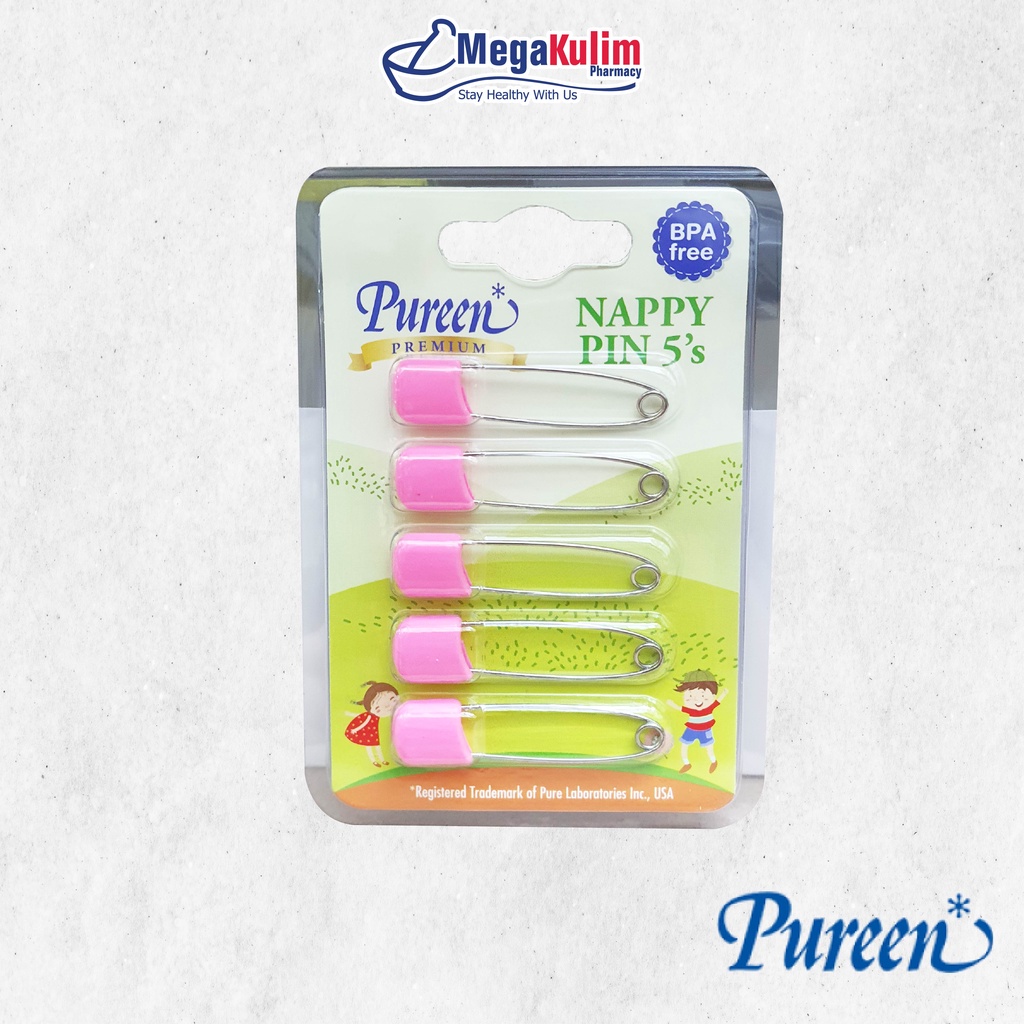 Pureen Nappy Pins (5's) | Shopee Philippines