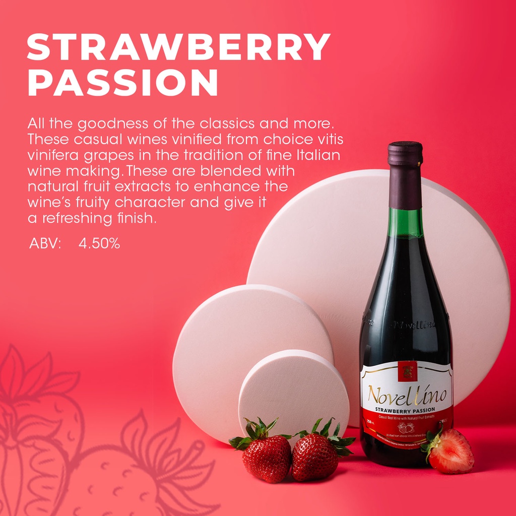 Novellino Strawberry Passion Red Wine Shopee Philippines