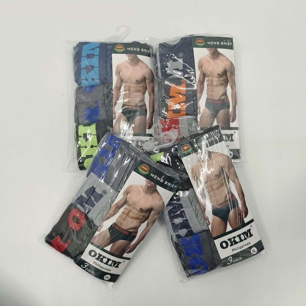 3 in 1 OKIM Underwear Brief Spandex For Men | Shopee Philippines