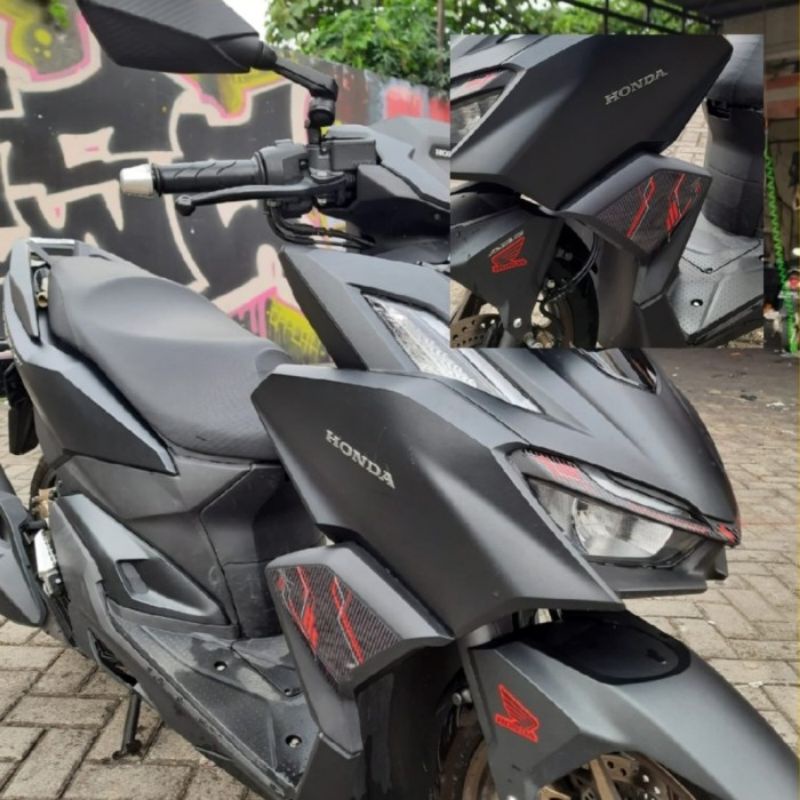 Click 160 Front Side Wing carbon Sticker Sticker | Shopee Philippines