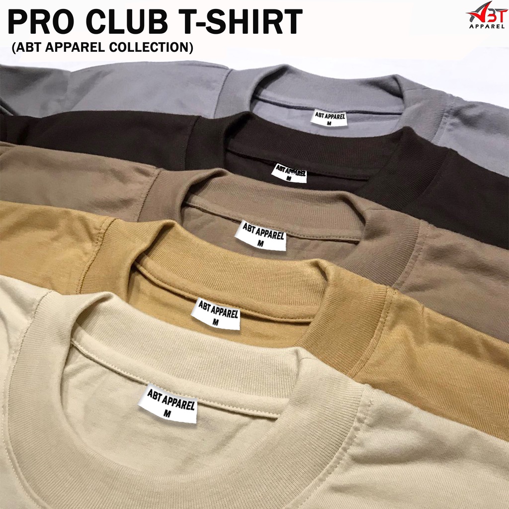 ABT Pro Club Shirt American Size Oversize Plain Shirts Organic Men and