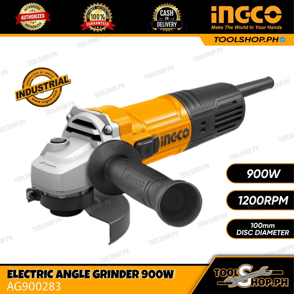 INGCO Angle Grinder 900W AG900283 Shopee Philippines