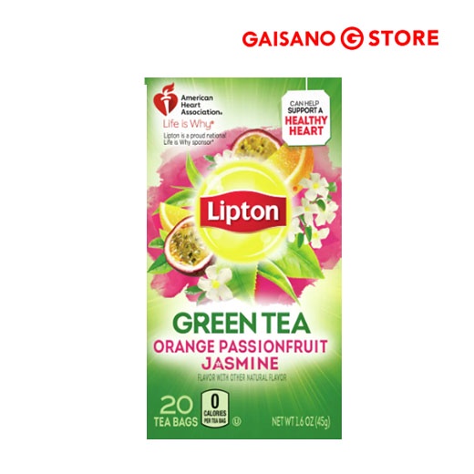 Lipton Green Tea Orange Passionfruit And Jasmine 20s 1 6oz Shopee Philippines