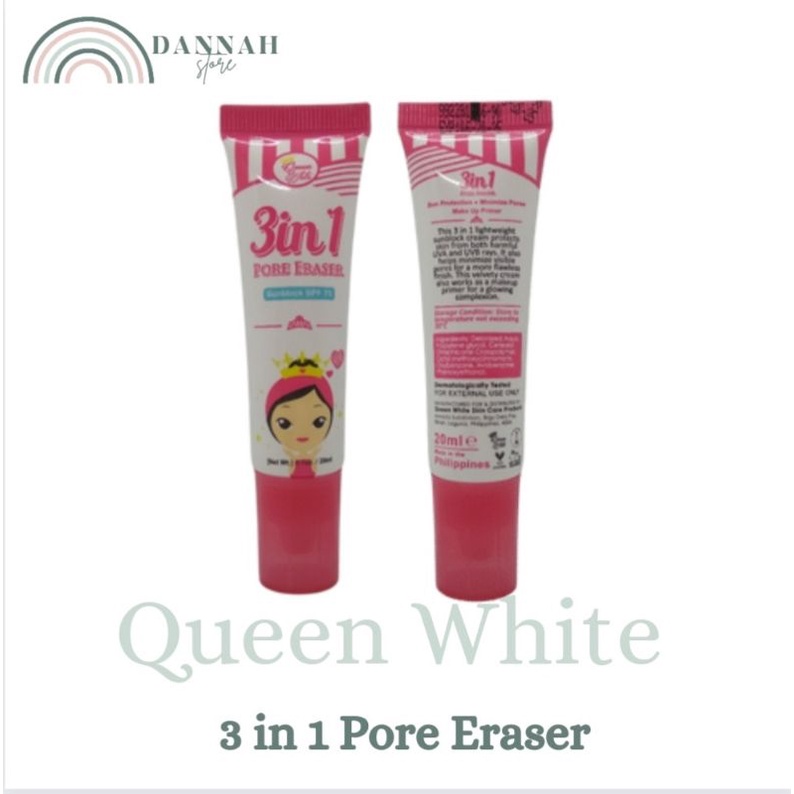 3IN1 Pore Eraser (QUEEN WHITE) Shopee Philippines