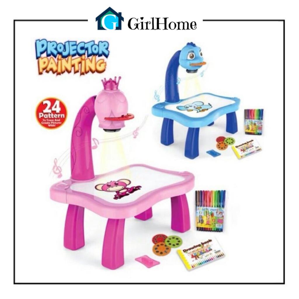 Gh105 Study table folding table Writing table Projector table | Shopee ...