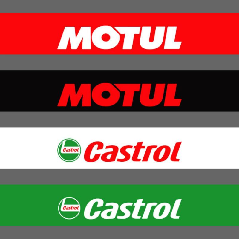 Motul Sticker Car Windshield Castrol oil Banner Decal Shopee Philippines