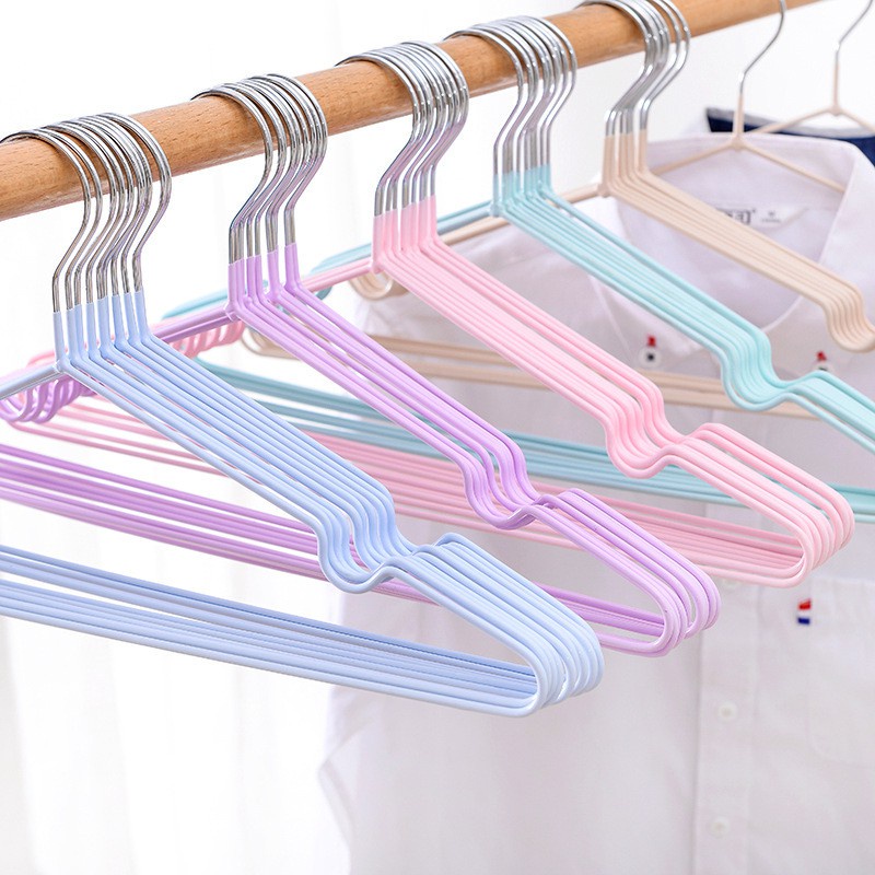 【Thick】20pcs/batch hanger Stainless Steel Drying Hanger Strong Cloth ...