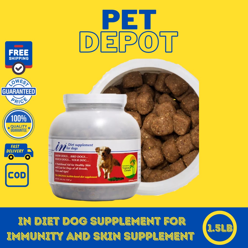 In diet Dog Supplement for Immunity and Skin Supplement 1.5Lbs / 680g