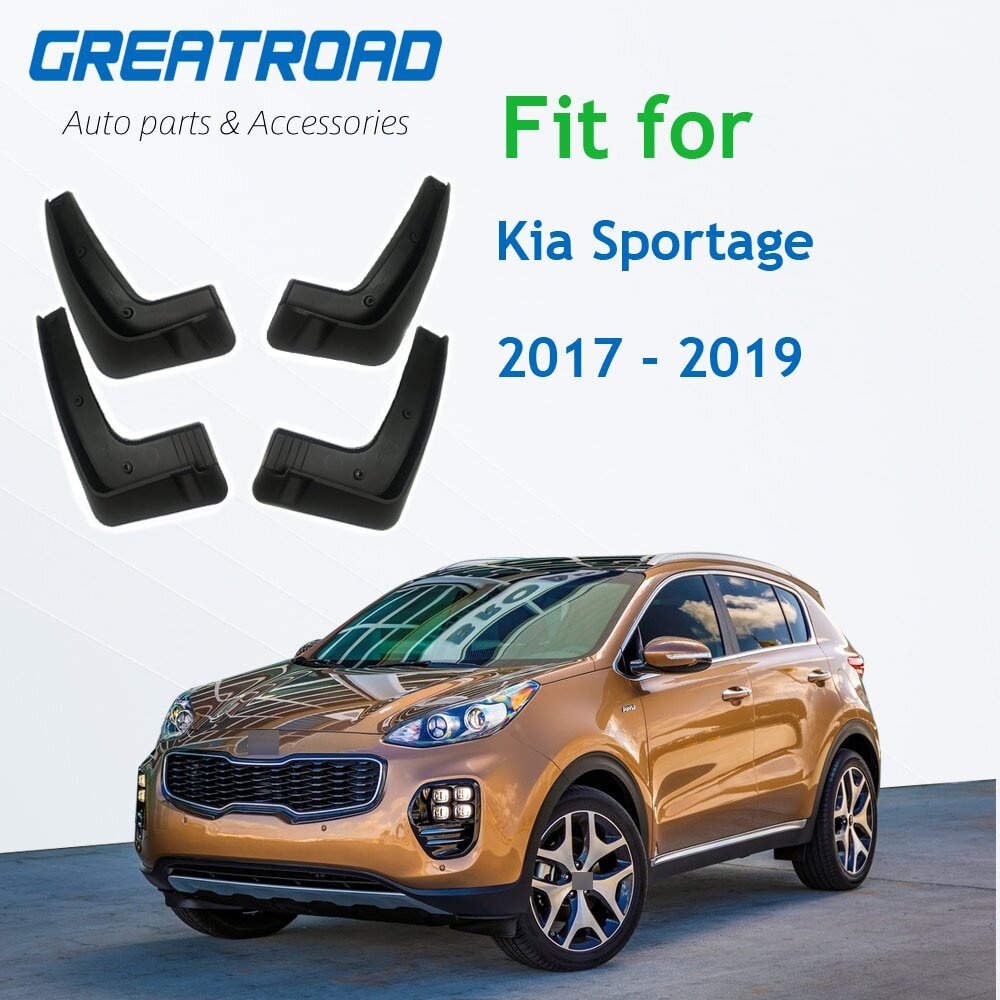Set Molded Car Mud Flaps For Kia Sportage 2017 2018 2019 QL Mudflaps