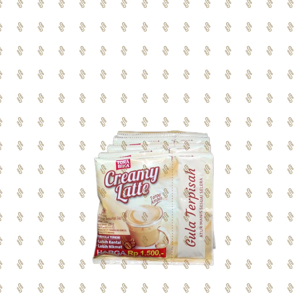 Tora Bika Creamy Latte 25gr - 10 Sachets Of Liquids | Shopee Philippines
