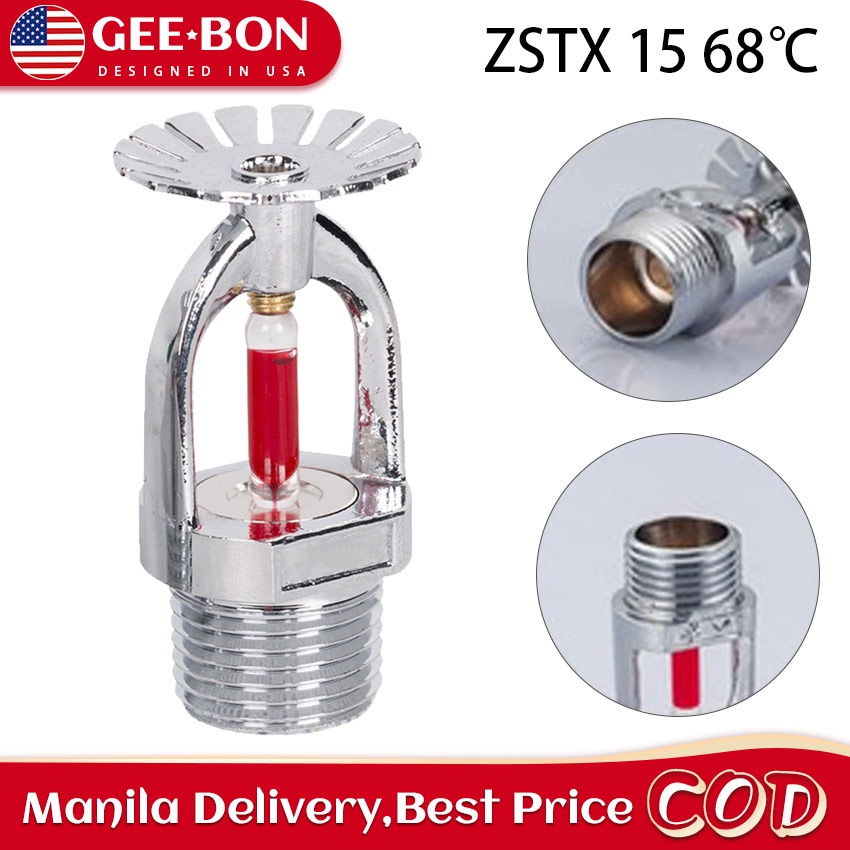 GEEBON Fire Sprinkler Head 68 Degree Extinguishing System For School