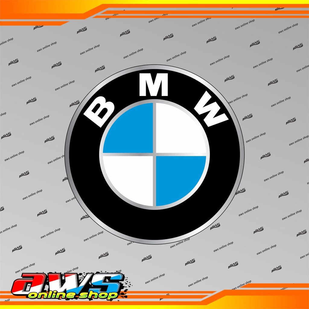 Bmw Logo Sticker Embossed | Shopee Philippines