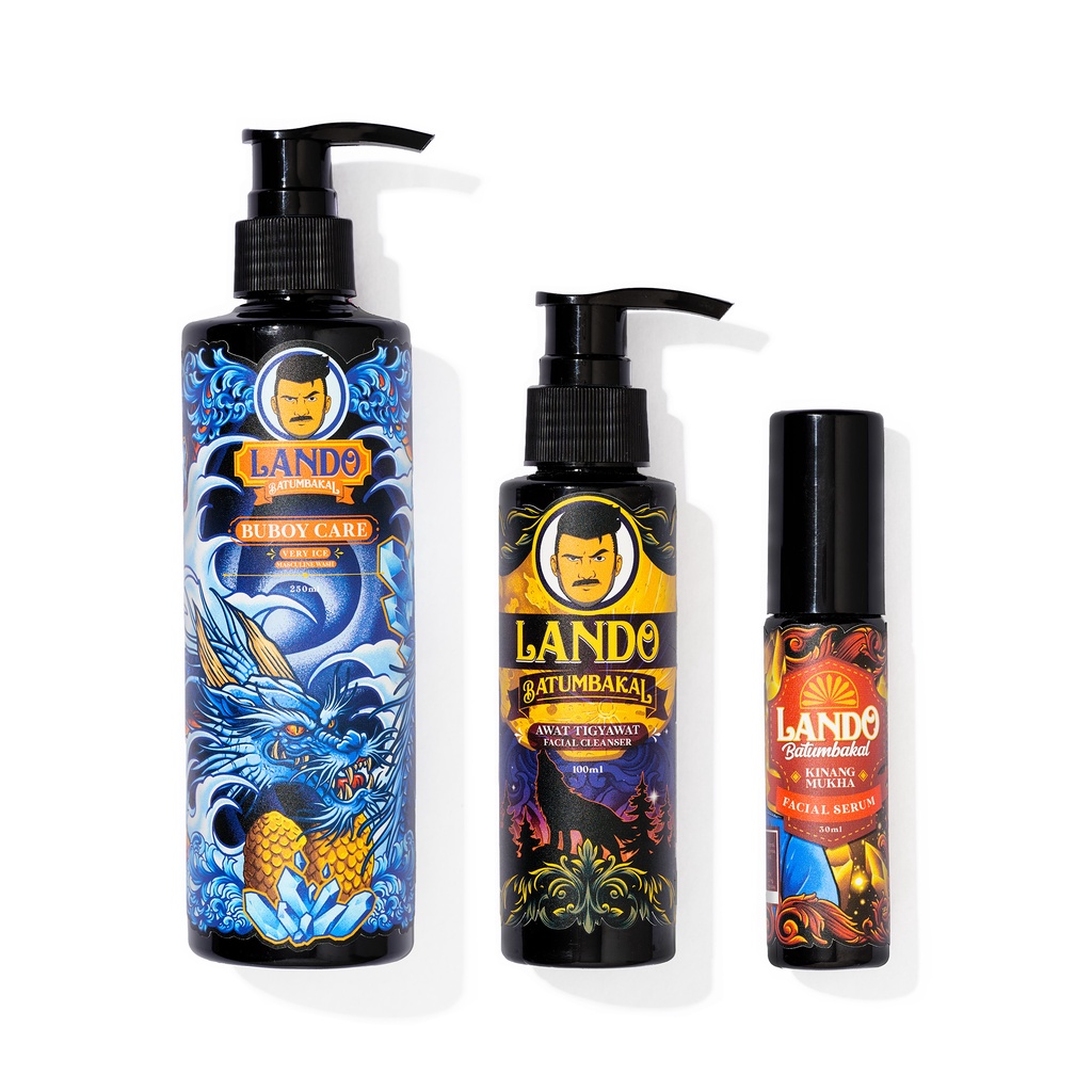 Lando Batumbakal Pang Ulo Bundle Men's skincare bundle for your