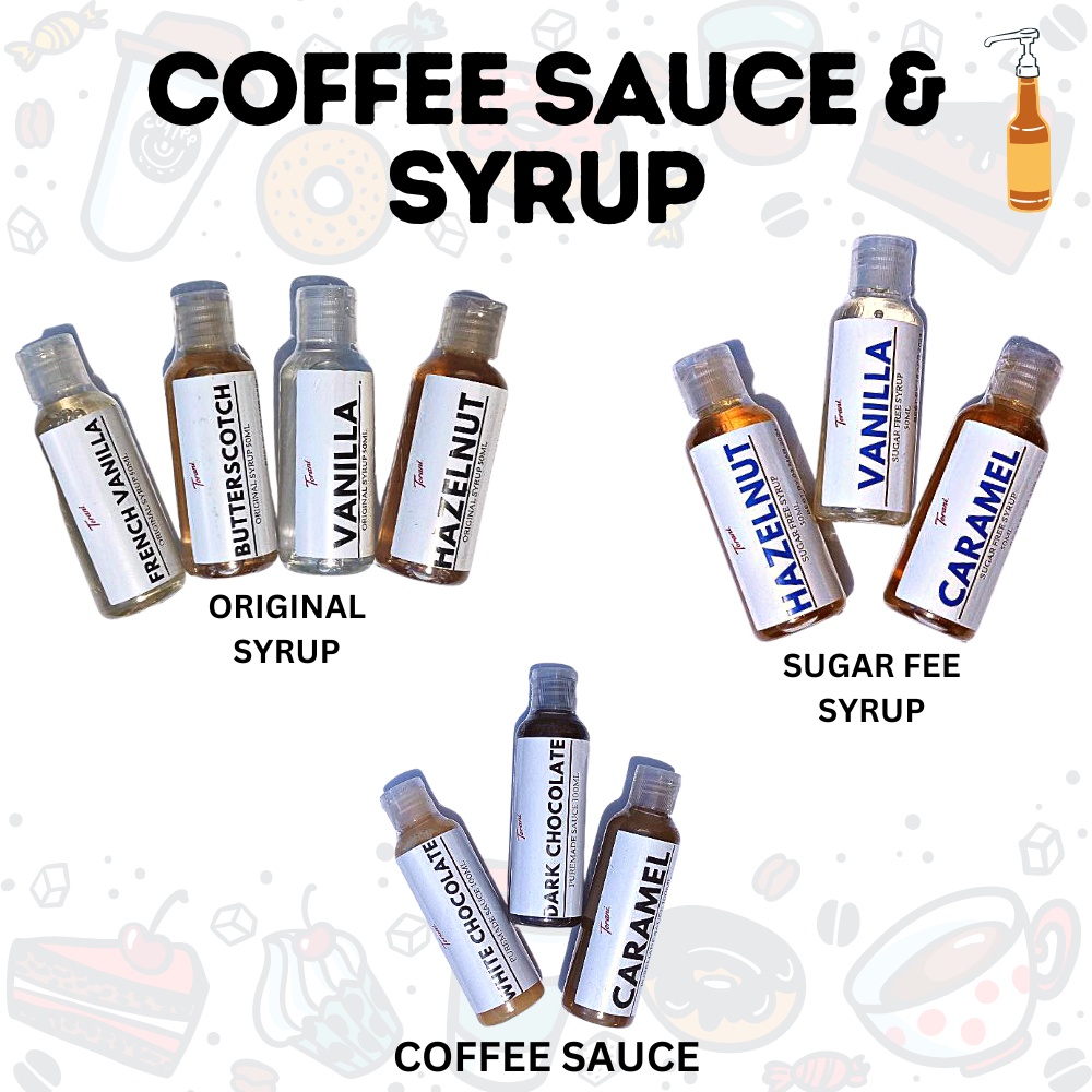 COFFEE SAUCE AND SYRUP 100ml & 50ml Shopee Philippines