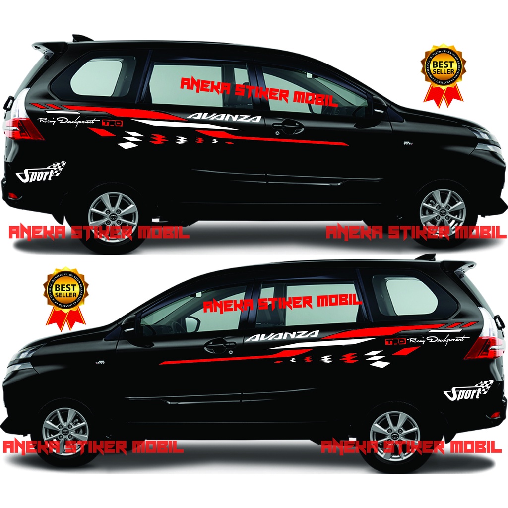 Avanza Car Stickers Avanza Car Body Accessories Cuting Avanza Car ...