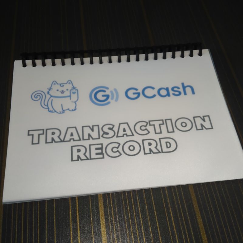 Gcash Transaction Record Book Binder Type Shopee Philippines 5343