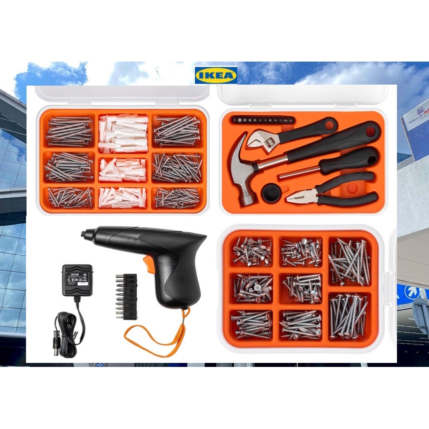 IKEA Authentic FIXA Screw / Tools / Plug set / Screwdriver / Drill