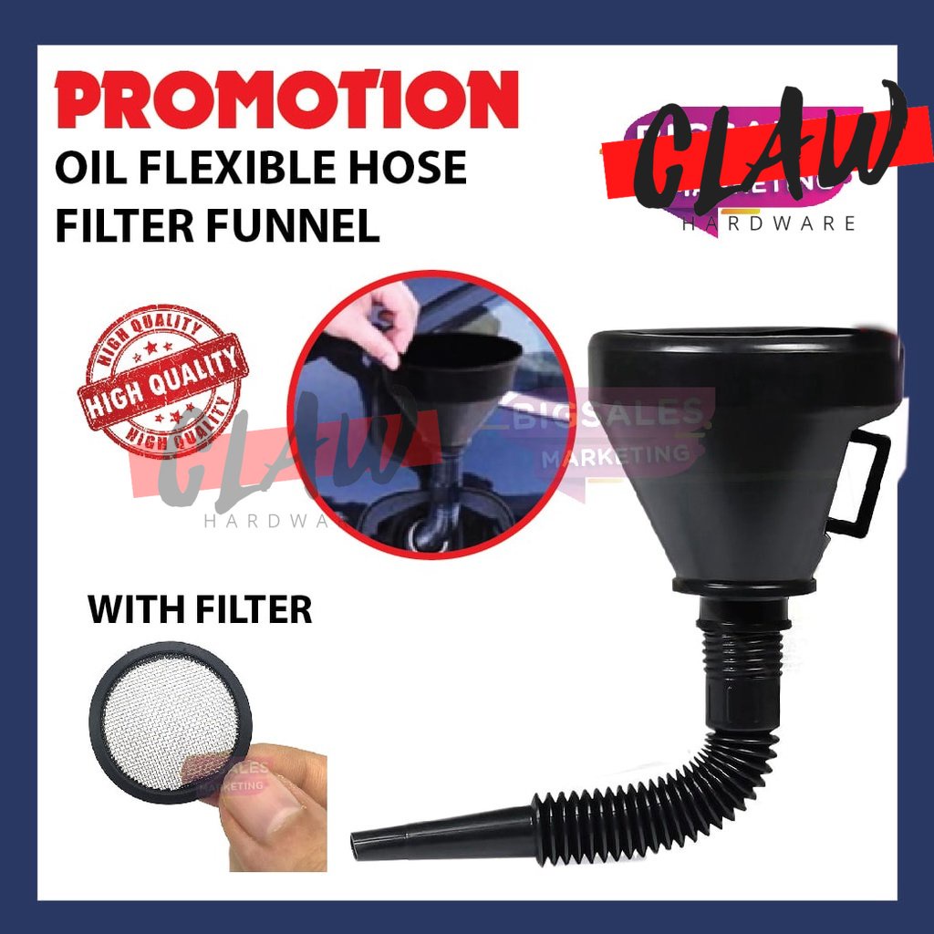 Oil Water Petrol Funnel With Filter Car Funnel Motor Funnel Shopee