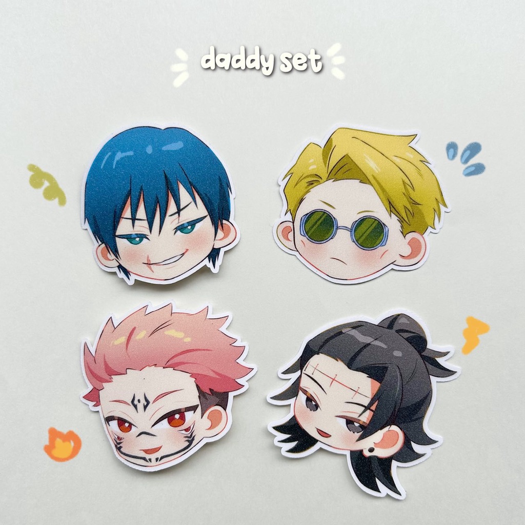 moonchiine | Jujutsu Kaisen Waterproof Stickers / Journal Stickers ...