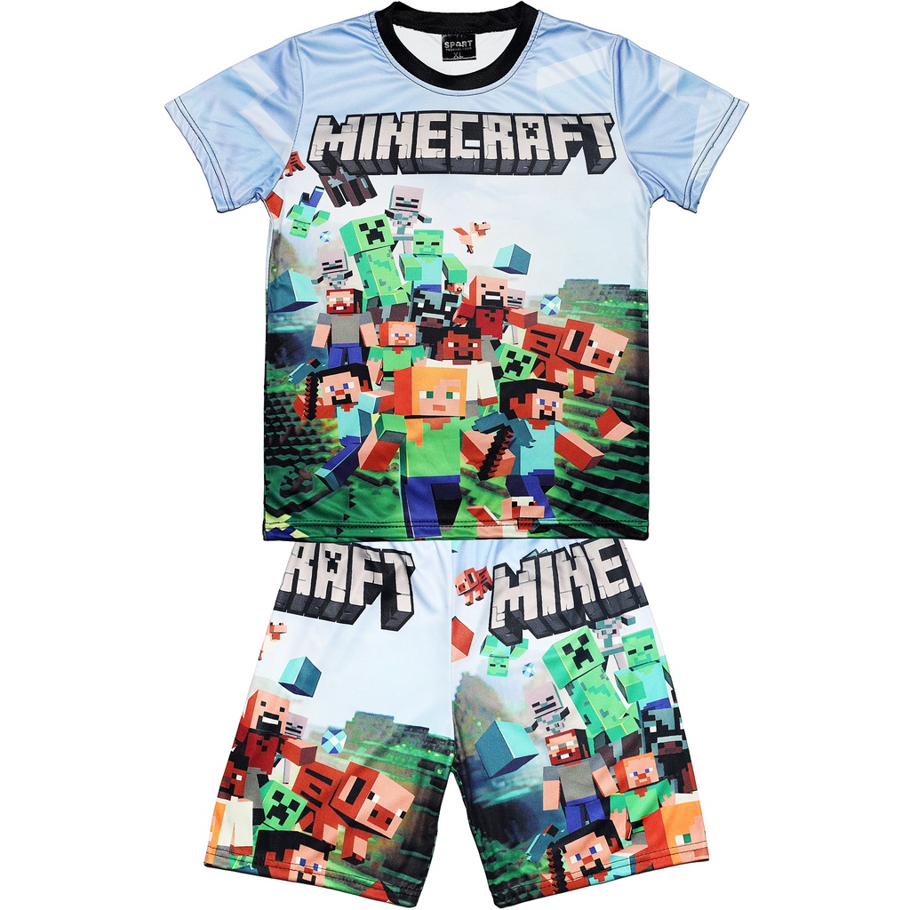 Kids Jersey Terno Roblox T-shirt Shorts for Kid Boy Printed Party Game ...