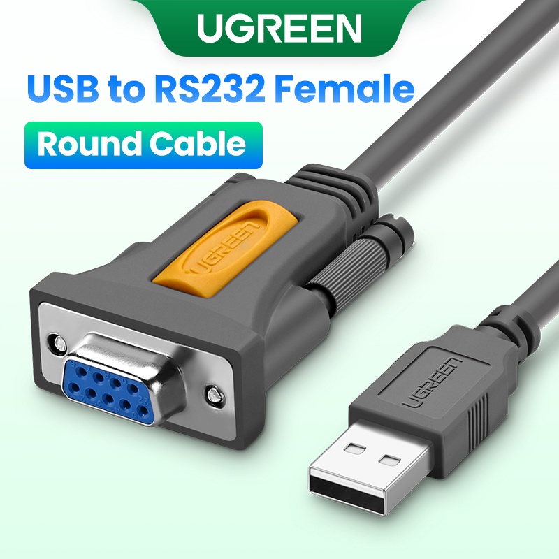 UGREEN Kabel Adapter USB to RS232 COM Serial PDA 9 DB9 Pin | Shopee ...