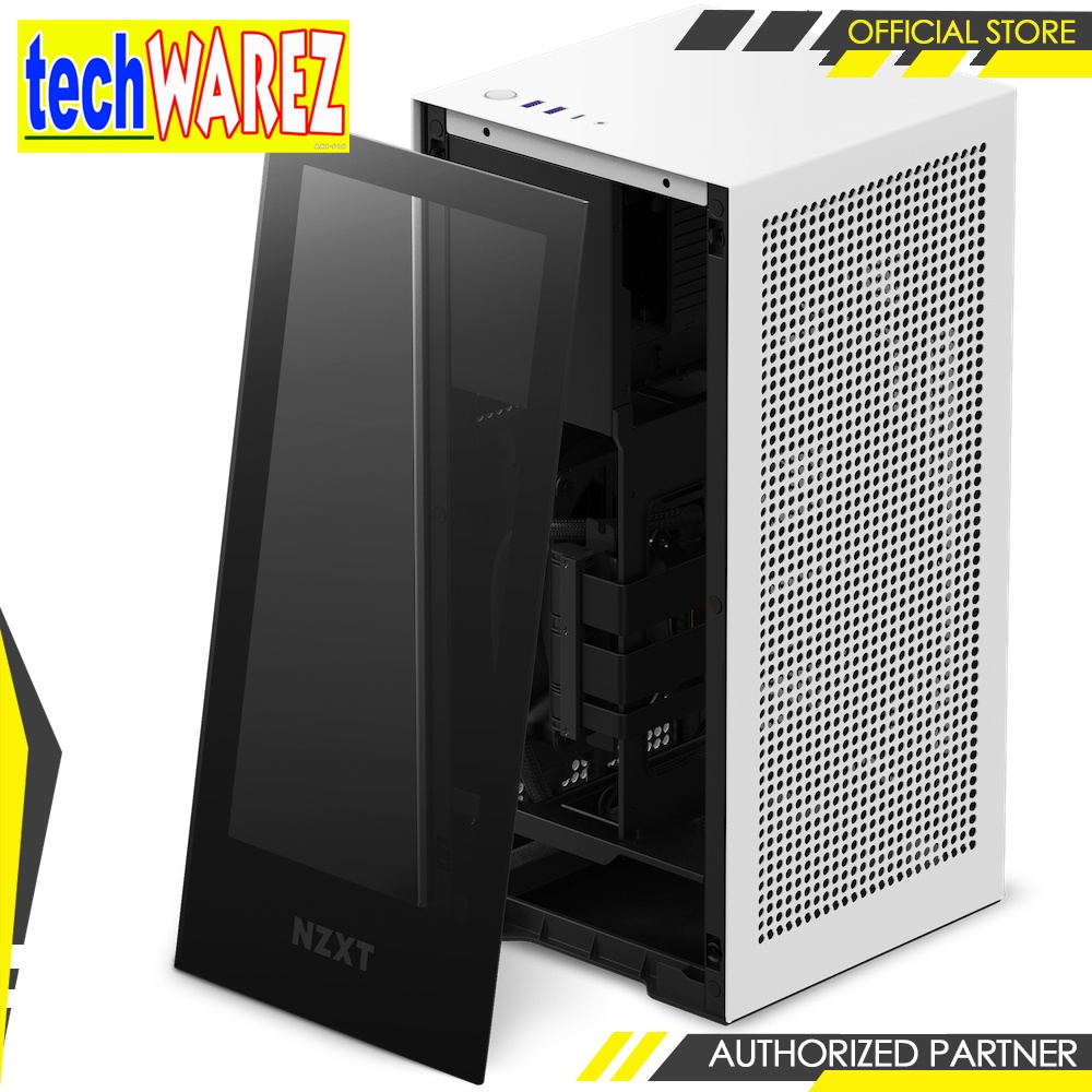NZXT H1 V2 2022 White Edition Sff Itx Dual Chamber 140mm Liquid Cooler ...