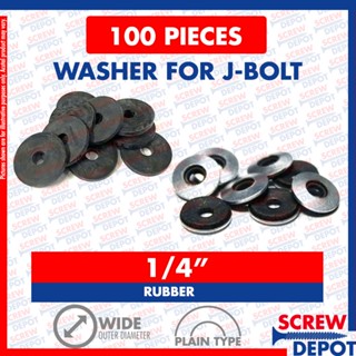 100PCS Rubber Washer / Bonded Washer / Duo Washer for J-Bolt and other ...