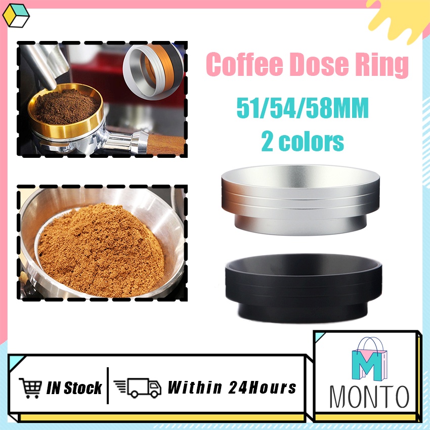 51/54/58MM Aluminum Coffee Funnel Espresso Dosing Funnel Portafilter ...