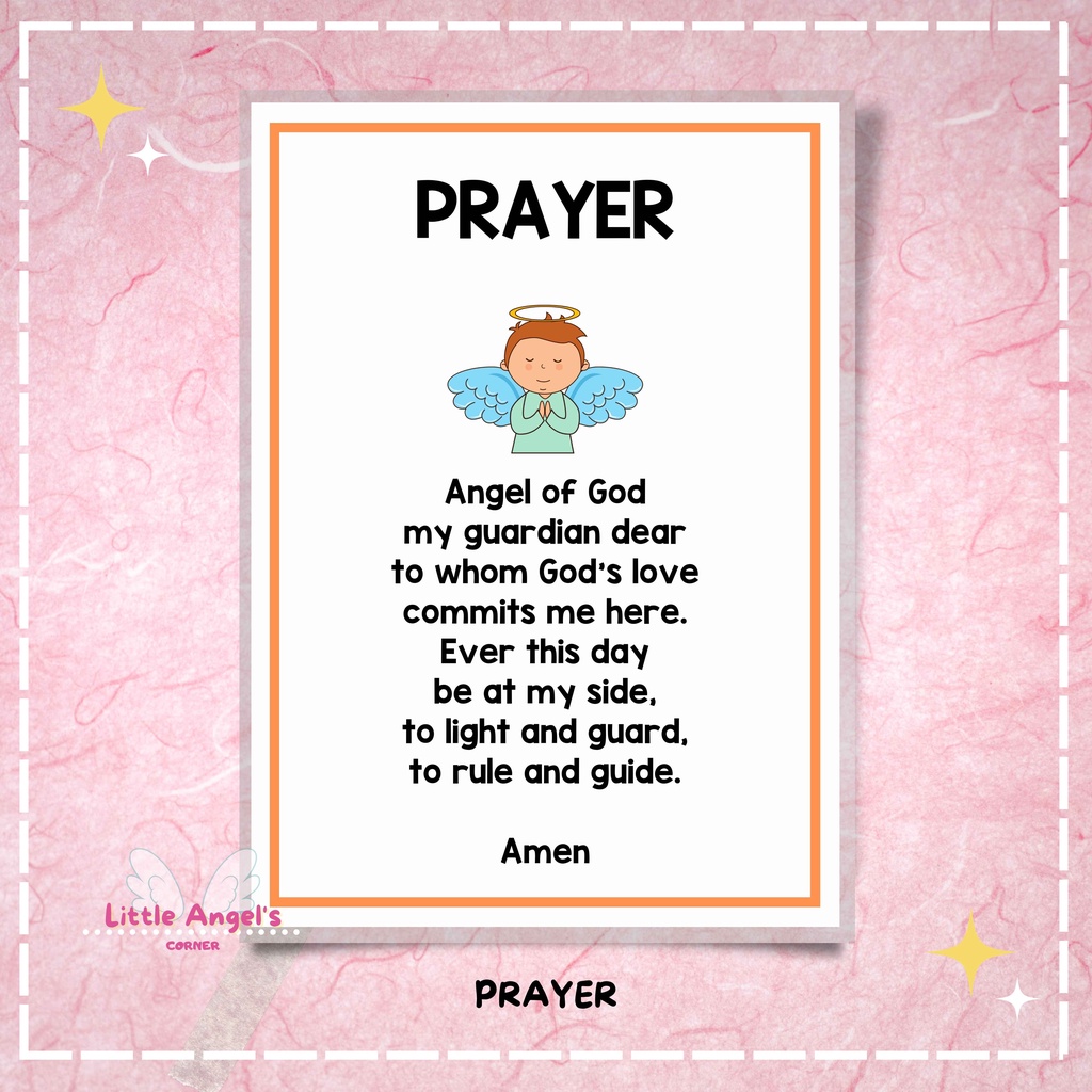 LAMINATED A4 CHART (PRAYER) | Shopee Philippines