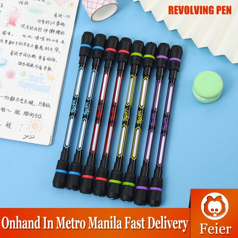 Spinning Pen With Light Rolling Finger Rotating balance Pen Refill ...
