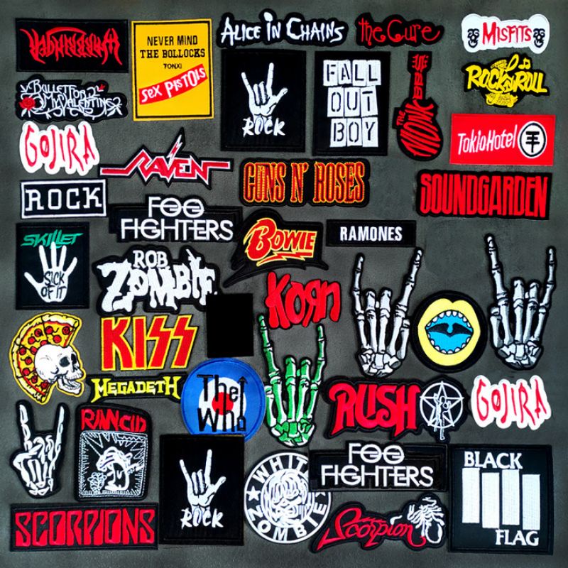 Rock Band Patches ( iron on patches) | Shopee Philippines