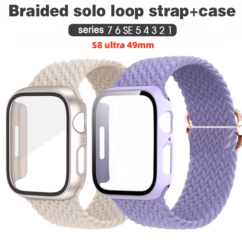 Strap and Case 2 In1 for Smart Apple Watch 8 7 6 SE 5 4 3 for I