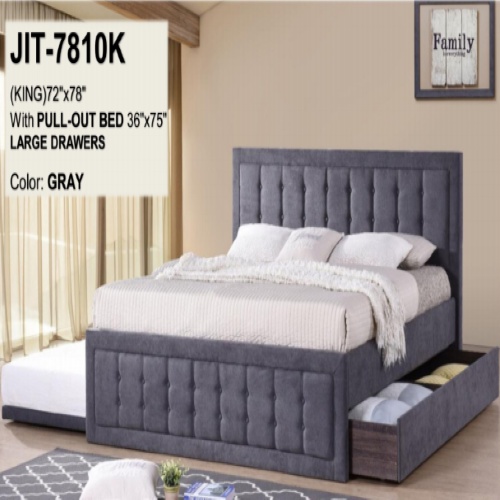 FLRCC King Size Bed Frame With Pull Out Bed 7810K Shopee Philippines