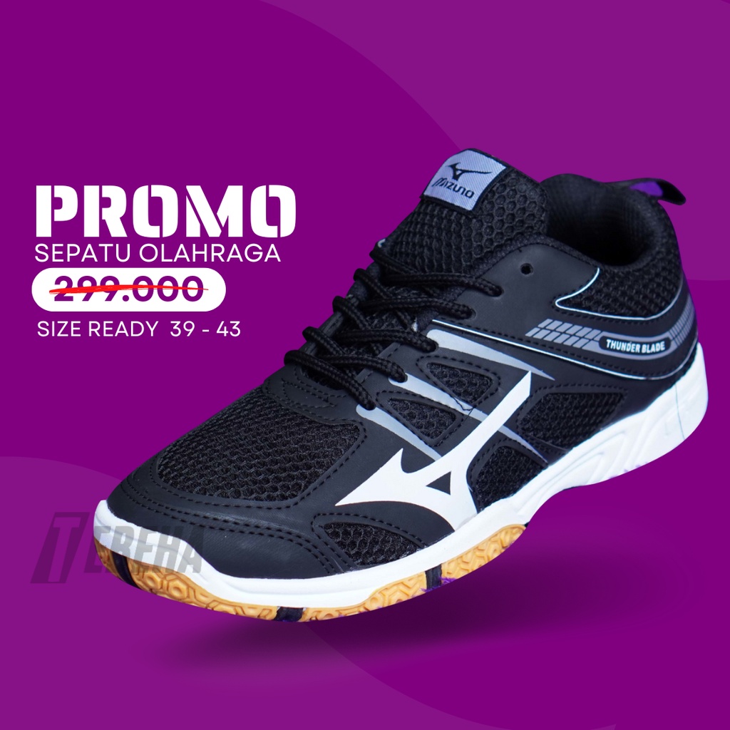 HITAM Sports Shoes Men Women BADMINTON VOLLEY Volleyball BADMINTON