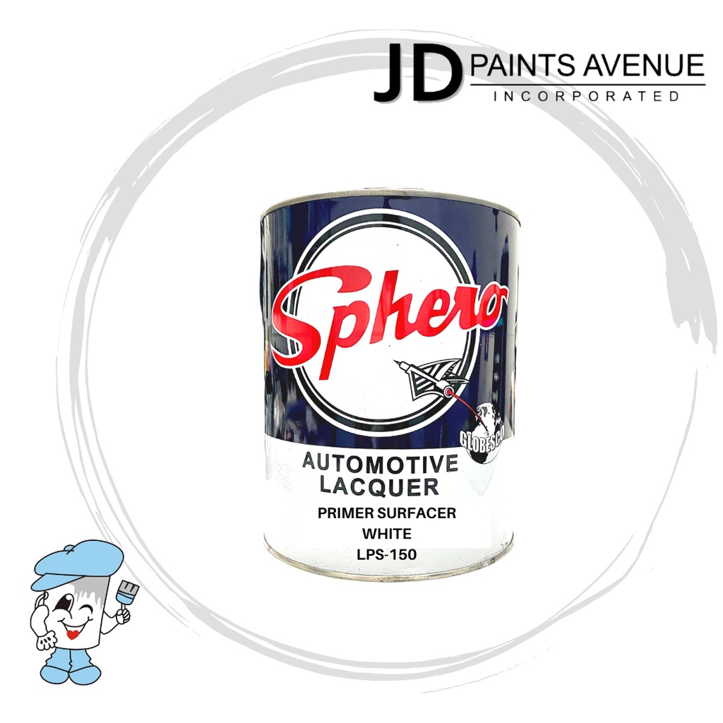 Sphero Automotive Lacquer Primer Surfacer White 4L Shopee Philippines