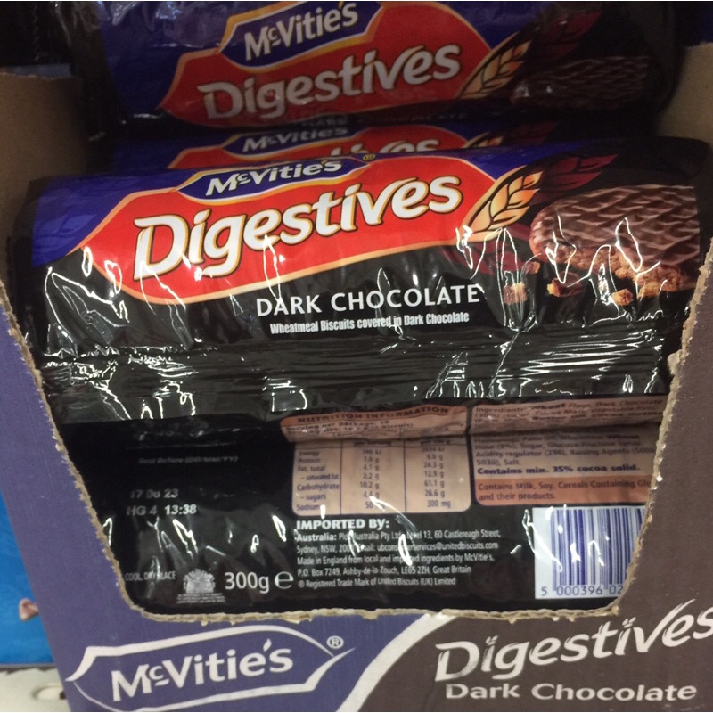 Mcvities Digestive Dark/Milk Wheat Biscuits 300g | Shopee Philippines