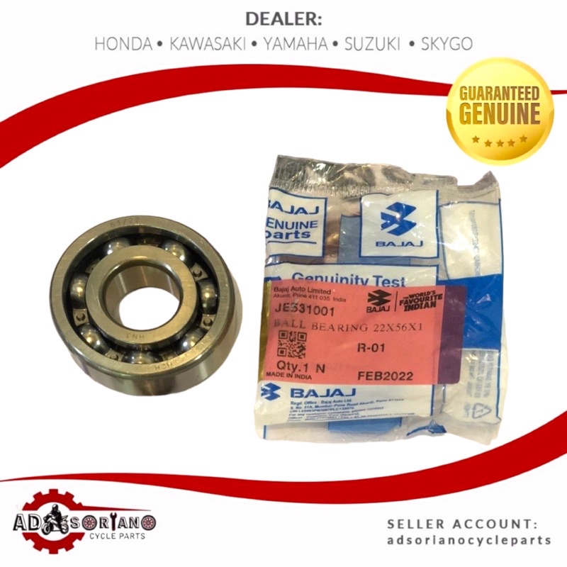 KAWASAKI CT150 ROUSER 135 NS125 BEARING BALL CRANKSHAFT JE531001 ...