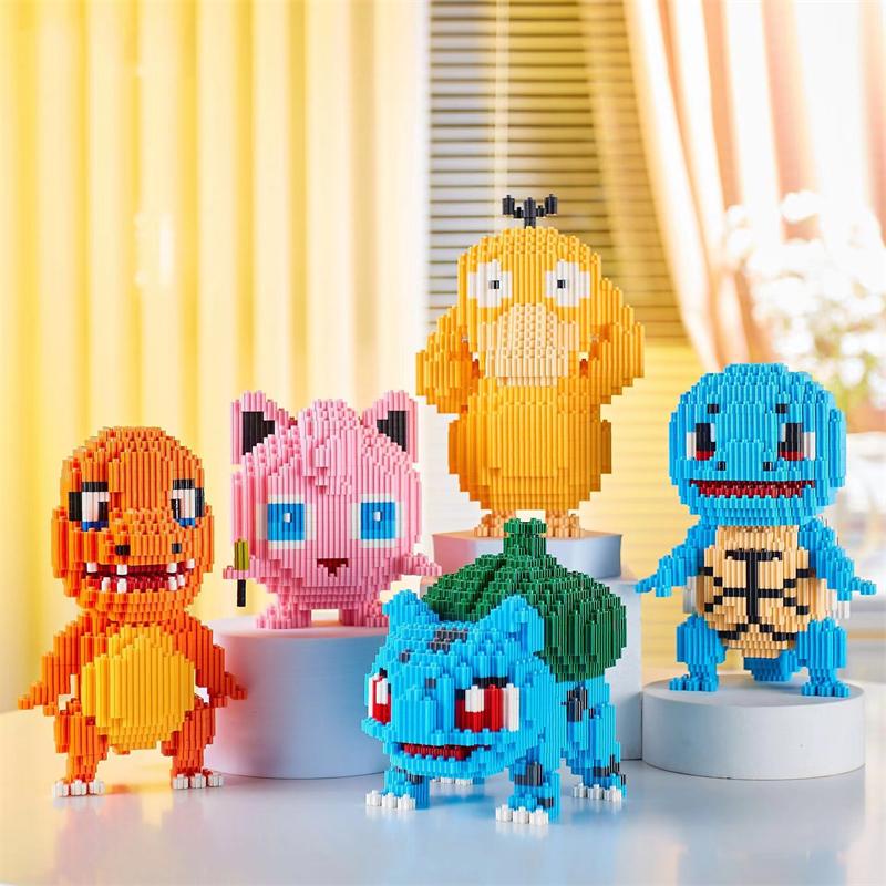 Linkgo Connection Pixel Blocks Cartoon Charmander Building Bricks Micro ...