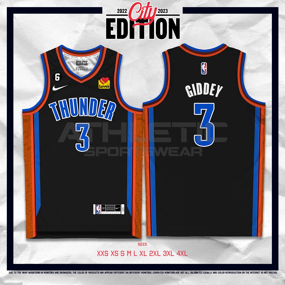 okc giddey jersey
