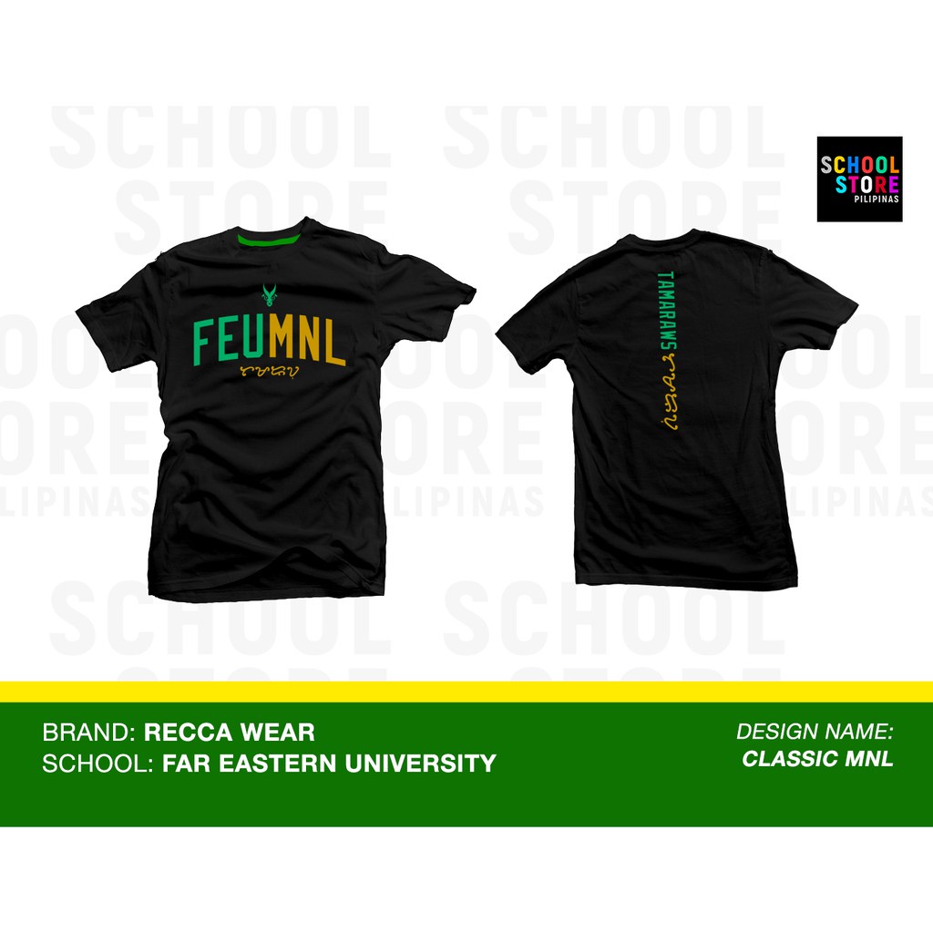 FEU MNL Classic Baybayin - Far Eastern University - RECCA WEAR | Shopee ...