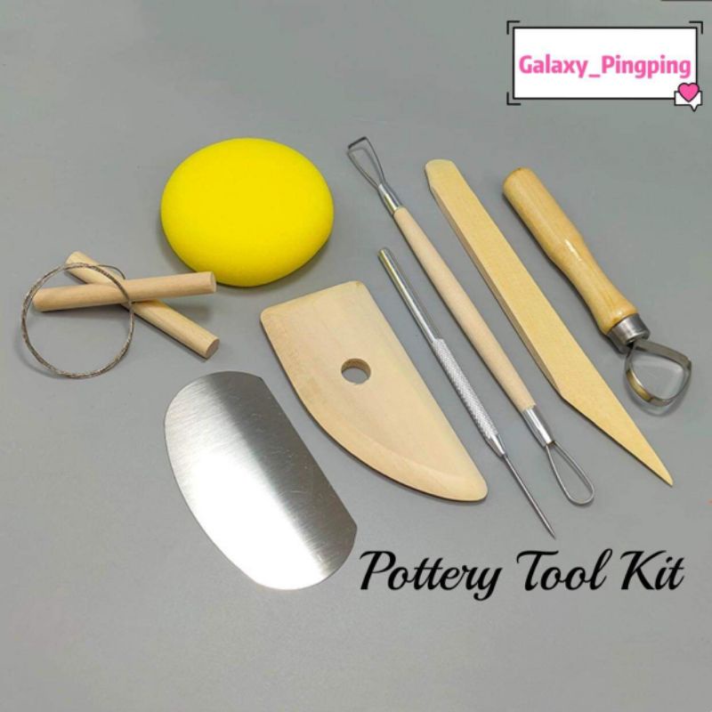 8pcs Clay Molding Tool Set / Pottery Tool Kit / Clay Tool Set Shopee