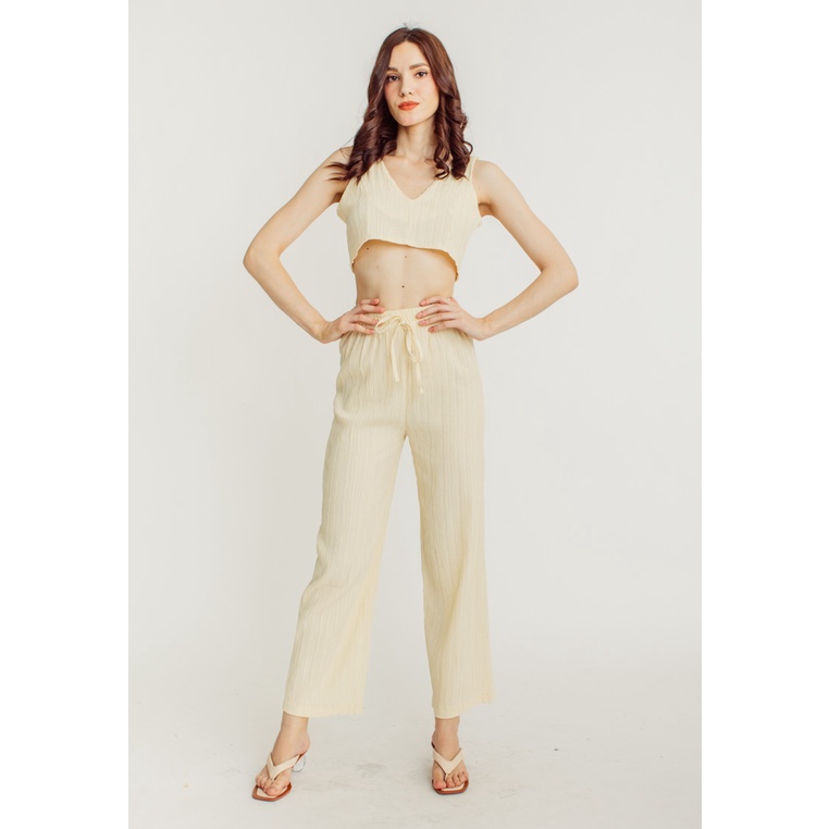 Cream Tailored Culottes
