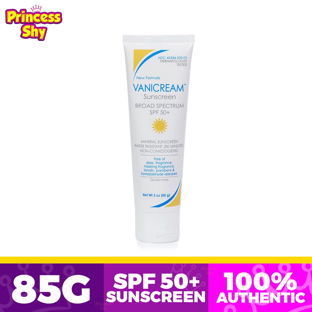 Vanicream Sunscreen Broad Spectrum SPF 50+ 3 oz 85g Shopee Philippines