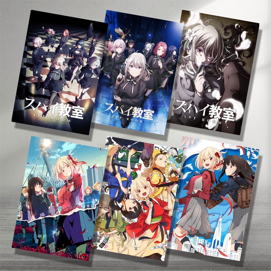 A3 Anime Lycoris Recoil Poster Collection - Spy Kyoushitsu - Chisato ...