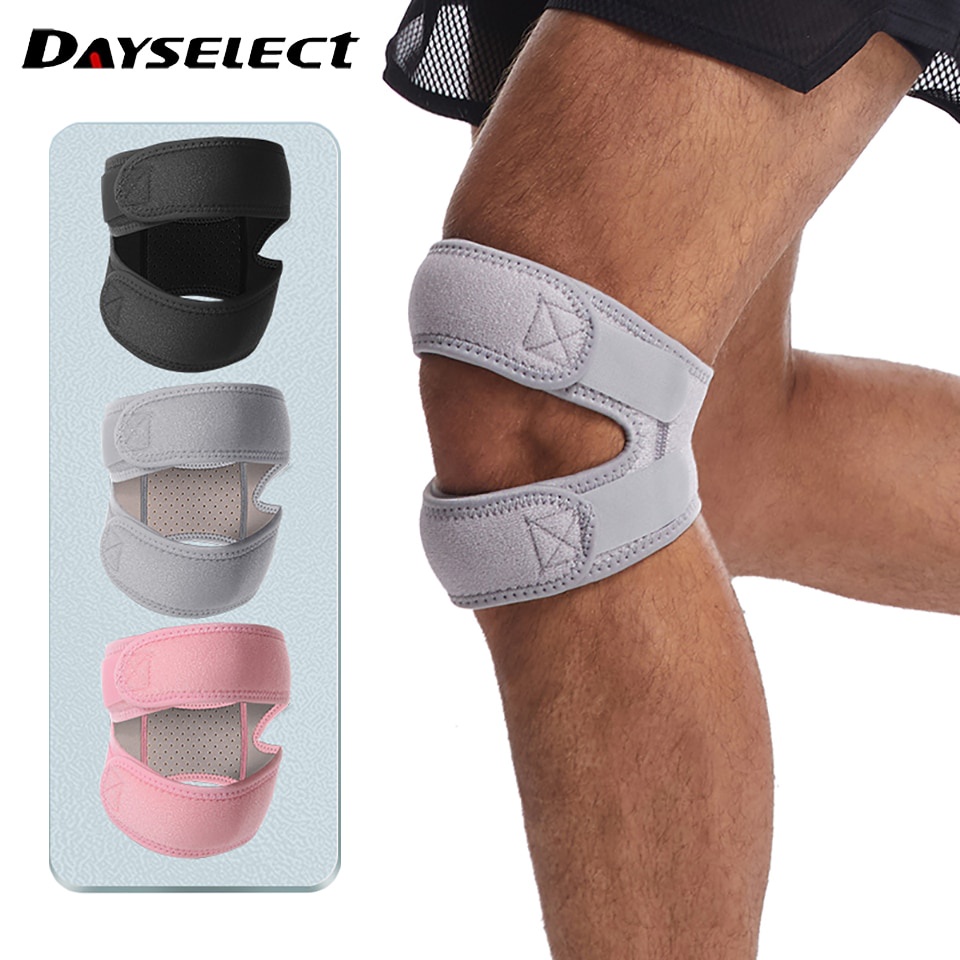 DAYSELECT 1PCS Adjustable Sports Kneepad Double Patellar Knee Patella ...